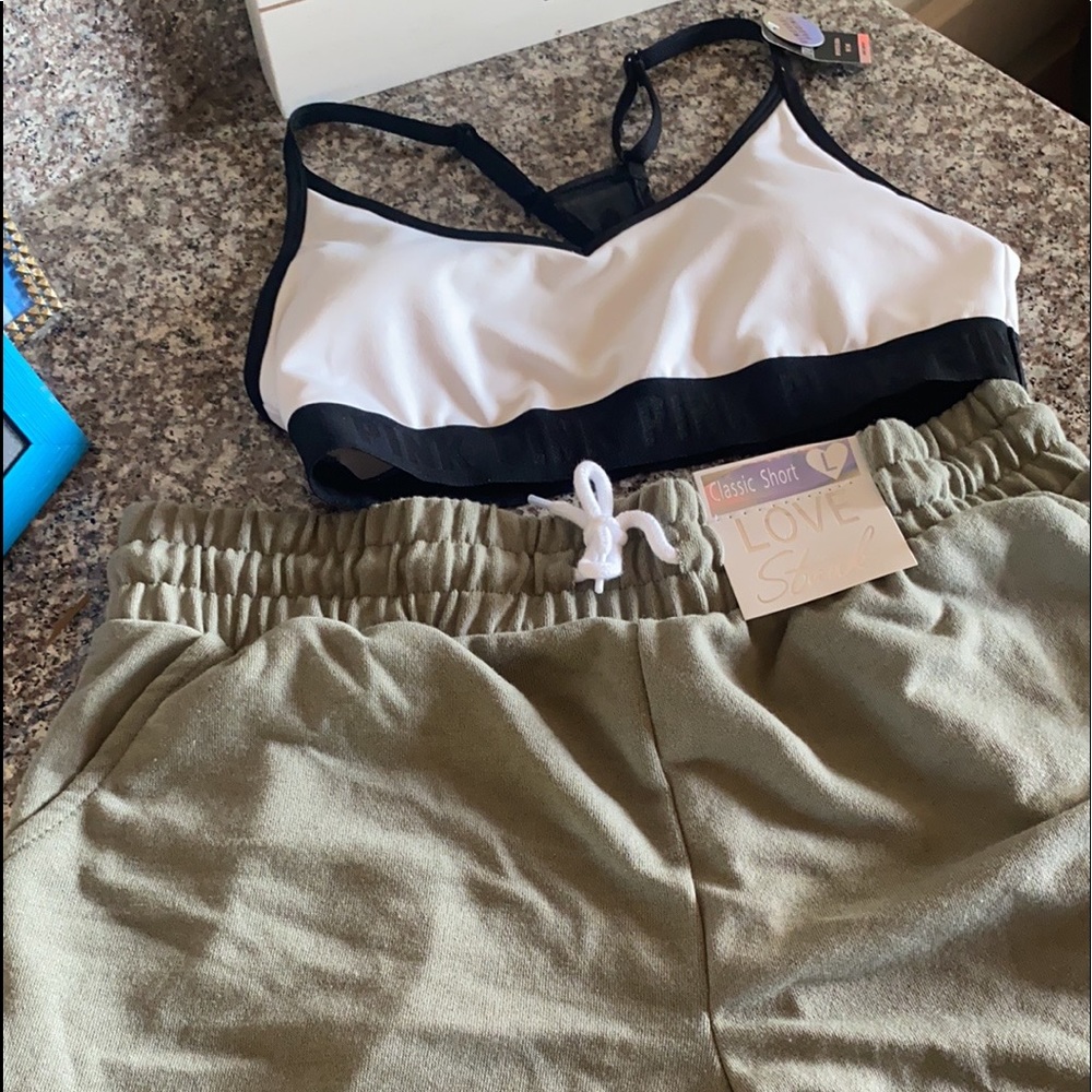 Victoria secret sports bra & shorts